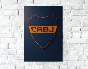 Poster Lámina Decorativa Boca Juniors Mod 12, A3 30x42 Cm