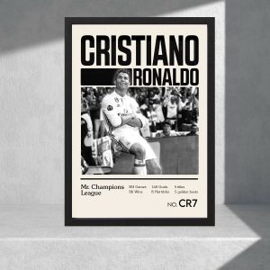 Cuadro Decorativo Cristiano Ronaldo 11 - Tamaño A3 30x40 Cm