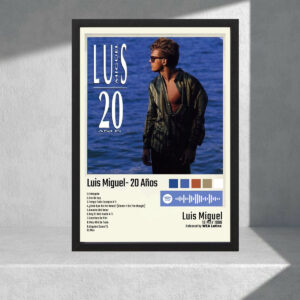 Cuadro Decorativo Música - Luis Miguel, 20 Años - A3 30x40