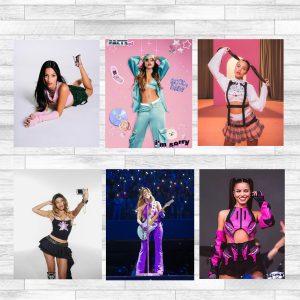 Laminas Personalizadas Emilia Mernes X 6 - A4 20x30 Cm