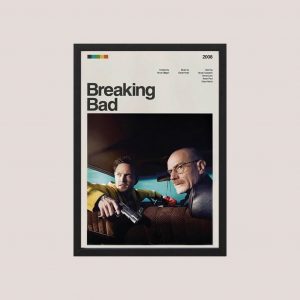 Cuadro Decorativo Breaking Bad 01 - Tamaño A3 30x40 Cm