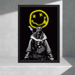 Cuadro Decorativo Musica - Nirvana 03 - A3 30x40