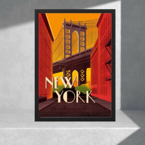 Cuadro Decorativo Paisajes - New York, Usa 02 - A3 30x40 Cm