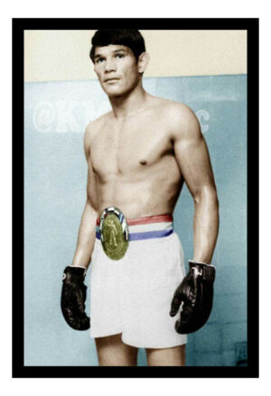 Cuadro Decorativo Boxeo - Carlos Monzon 05 - A3 30x40