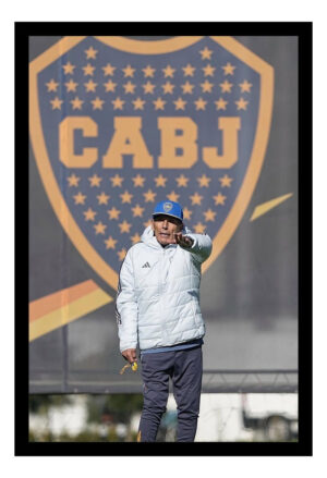 Cuadro Boca Juniors - Miguel Angel Russo 01 - A3 30x40 Cm