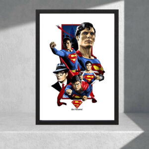 Cuadro Decorativo Superman 05 - Tamaño A3 30x40