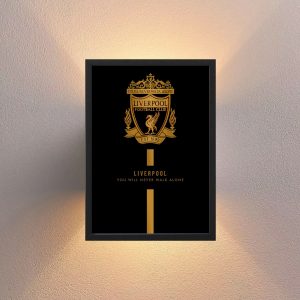 Cuadro Decorativo Liverpool Fc 03 - Tamaño A3 30x40 Cm