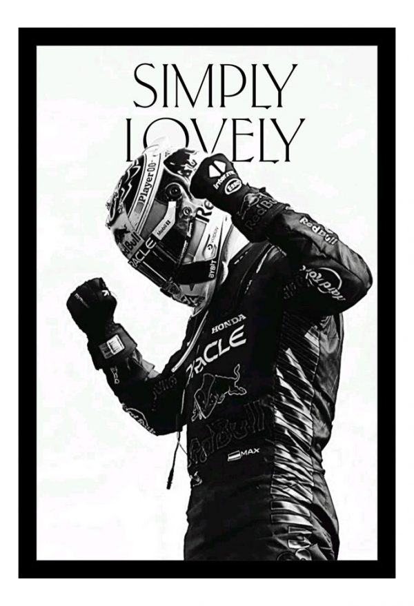 Cuadro Decorativo F1 - Max Verstappen 07 - A3 30x40 Cm