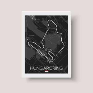 Cuadro Circuito Hungaroring Gp Hungria, Formula 1, A3 30x40