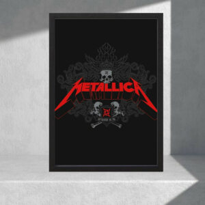 Cuadro Decorativo Musica - Metallica 02 - A3 30x40