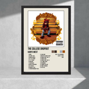 Cuadro Decorativo Kany West, The College Dropout - A3 30x40