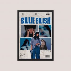 Cuadro Billie Eilish Modelo 10 - Tamaño A3 30x40 Cm