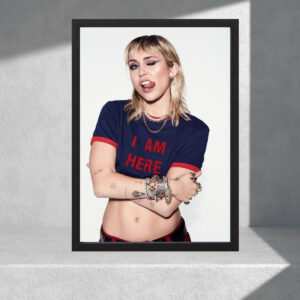 Cuadro Decorativo Musica - Miley Cyrus 01 - A3 30x40