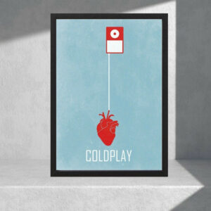 Cuadro Decorativo Coldplay 05 - Tamaño A3 30x40 Cm