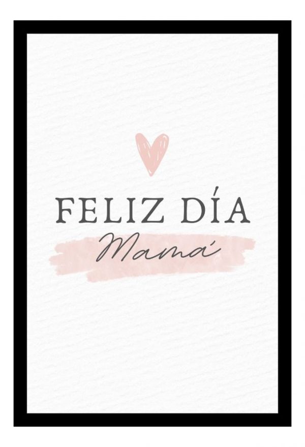 Cuadro Decorativo - Día De La Madre 07 - A3 30x40 Cm