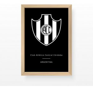 Cuadro Escudo Central Cordoba Santiago Del Estero A3 30x40