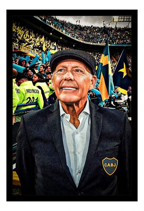 Cuadro Boca Juniors - Miguel Angel Russo 07 - A3 30x40 Cm