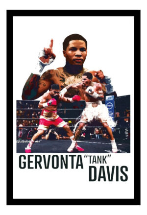 Cuadro Decorativo Boxeo - Gervonta Davis 12 - A3 30x40