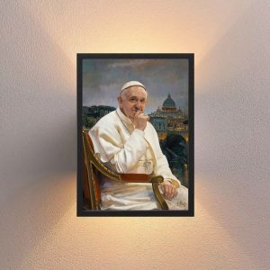 Cuadro Papa Francisco - Modelo 07 - Tamaño A3 30x40 Cm