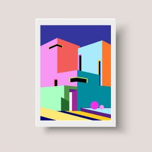 Cuadro Arquitectura Decorativo A3 - Arte Urbano