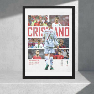Cuadro Decorativo Cristiano Ronaldo 12 - Tamaño A3 30x40 Cm