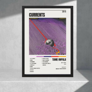 Cuadro Decorativo - Tame Impala, Currents 02 - A3 30x40 Cm