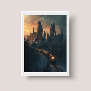 Cuadro Harry Potter Hogwarts - Tamaño A3 30x40
