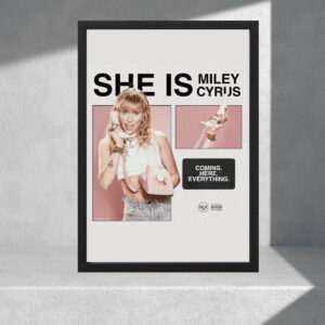 Cuadro Decorativo Musica - Miley Cyrus 11 - A3 30x40