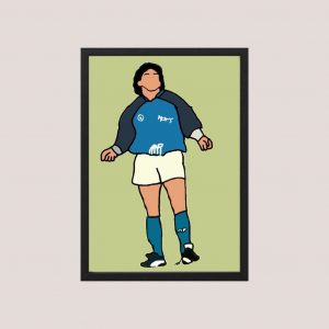 Cuadro Diego Maradona - Modelo 04 - Tamaño A3 30x40 Cm