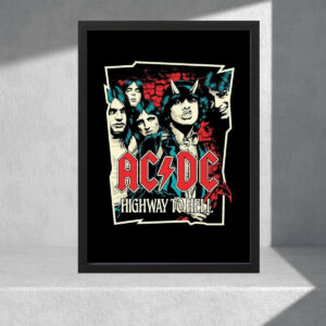 Cuadro Decorativo Musica - Acdc 06 - A3 30x40