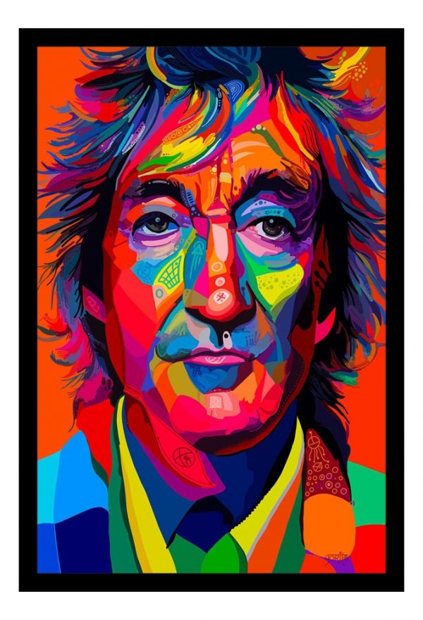 Cuadro Decorativo Musica - Rod Stewart 02 - A3 30x40 Cm