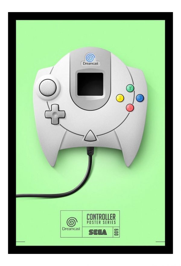 Cuadro Decorativo Videojuegos - Sega 01 - A3 30x40 Cm