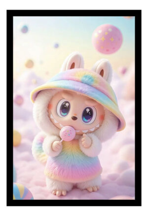 Cuadro Decorativo Infantil - Labubu 06 - Tamaño A3 30x40
