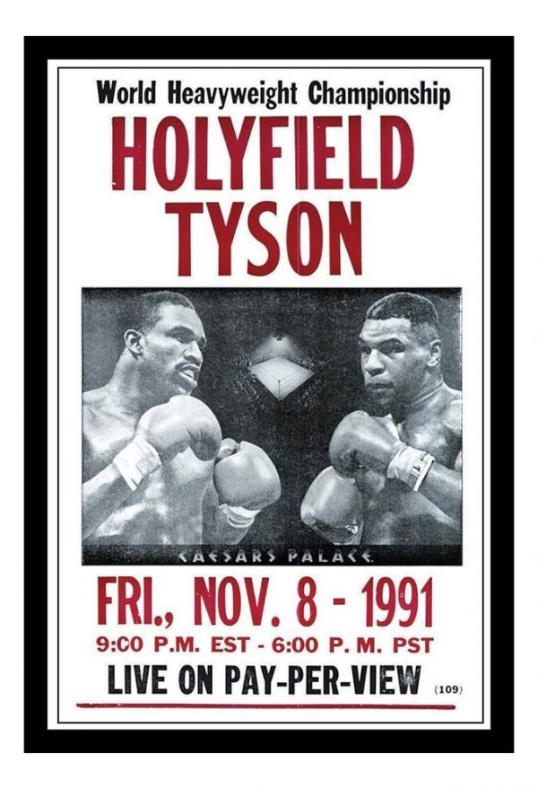 Cuadro Decorativo Boxeo - Mike Tyson 01 - A3 30x40