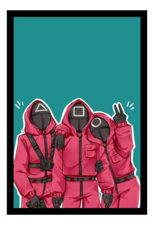 Cuadro Decorativo Series, El Juego Del Calamar 05 - A3 30x40