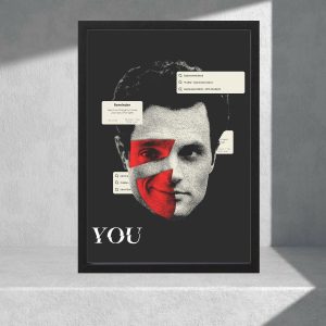 Cuadro Decorativo Series - You 03 - Tamaño A3 30x40 Cm