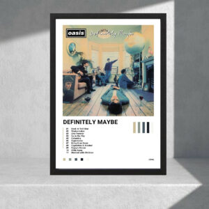 Cuadro Decorativo Musica - Oasis Definitely Maybe - A3 30x40
