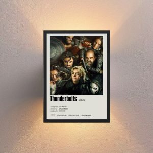 Cuadro Decorativo Marvel Thunderbolts 05, Tamaño A3 30x40 Cm