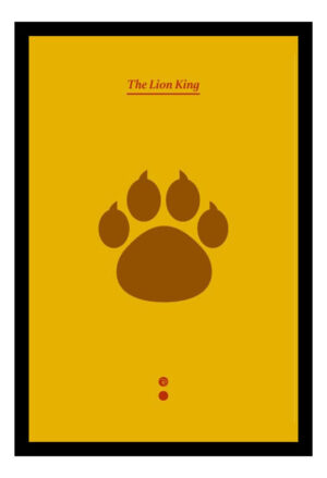 Cuadro Decorativo Cine - El Rey Leon 09 - A3 30x40