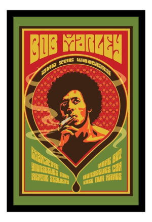 Cuadro Decorativo Musica - Bob Marley 10 - A3 30x40 Cm