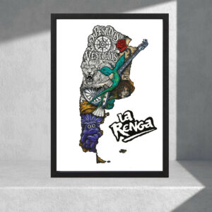 Cuadro Decorativo Musica - La Renga 08 - A3 30x40