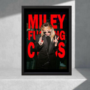 Cuadro Decorativo Musica - Miley Cyrus 05 - A3 30x40