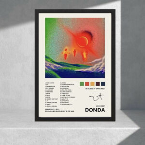 Cuadro Decorativo Kany West, Donda - A3 30x40