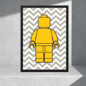 Cuadro Decorativo Videojuegos - Lego 11 - Tamaño A3 30x40