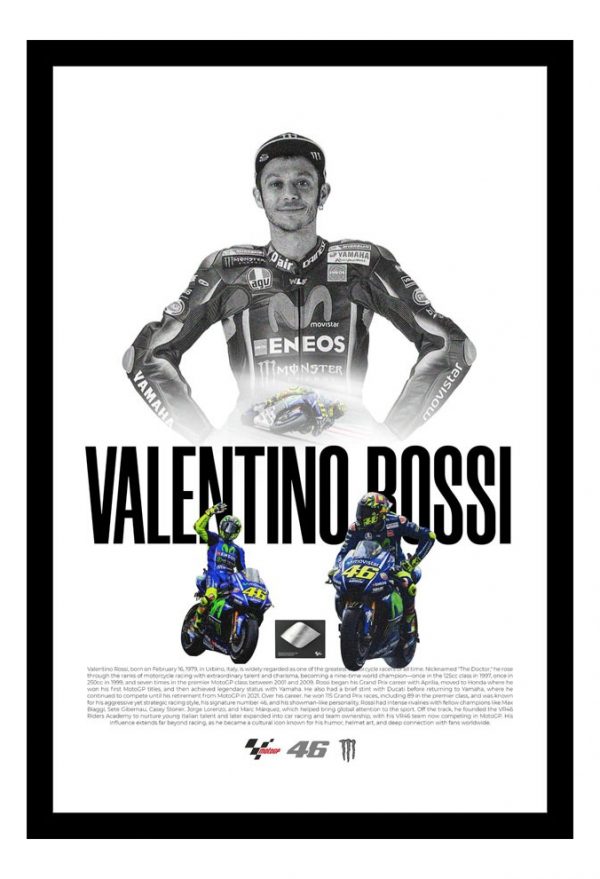Cuadro Decorativo Moto Gp - Valentino Rossi 11 - A3 30x40
