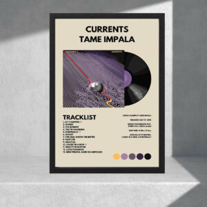 Cuadro Decorativo Musica - Tame Impala 04 - Tamaño A3 30x40