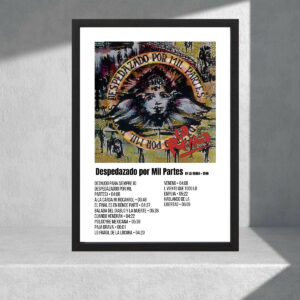 Cuadro Decorativo Musica - La Renga 03 - A3 30x40