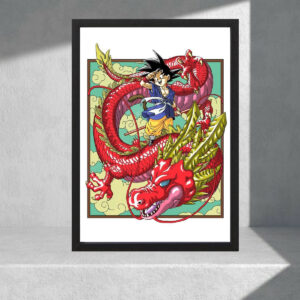 Cuadro Decorativo Dragon Ball Z - Goku 02 - A3 30x40 Cm