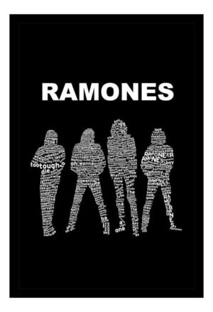 Cuadro Decorativo Música - Ramones 02 - A3 30x40