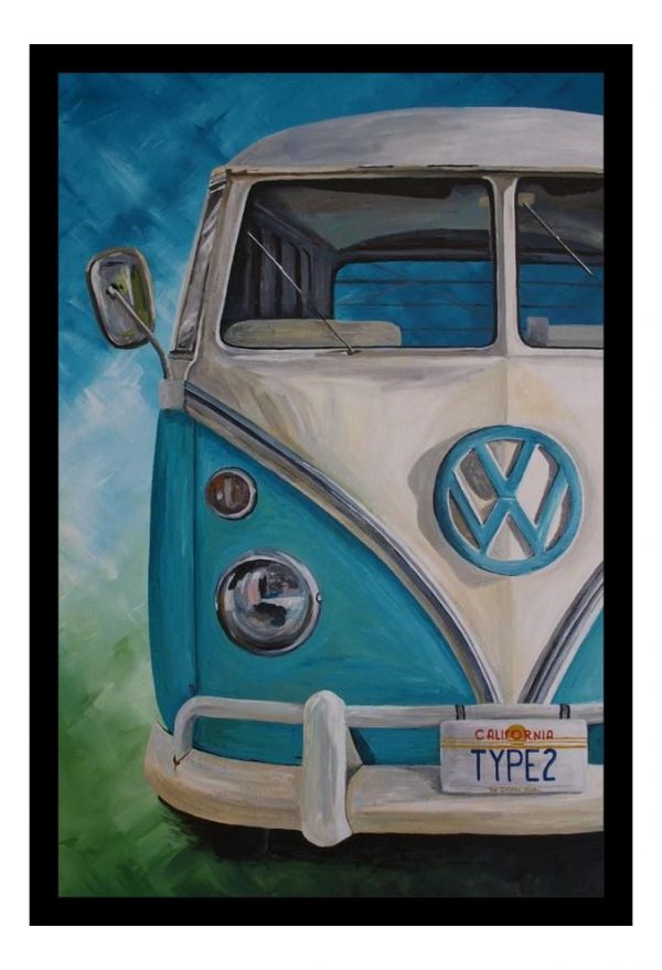 Cuadro Decorativo Automovilismo - Volskwagen 06 - A3 30x40